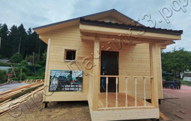 2 Каркасный дом 8х6м + 2х1.5м , 51 М², Ленинградская область, Выборгский район, с.п. Гончаровское (2)